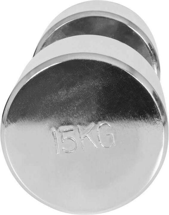 Image du produit Gorilla Sports Haltères courts en chrome (2 x 15 kg)