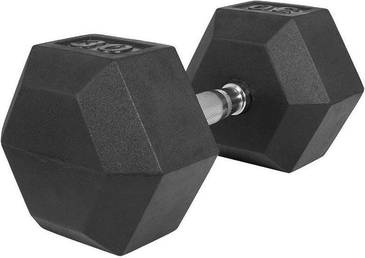 Immagine prodotto Gorilla Sports Manubrio esagonale in gomma da studio (1 x 30 kg)