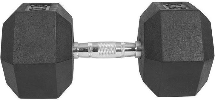 Immagine prodotto Gorilla Sports Manubrio esagonale in gomma da studio (1 x 30 kg)
