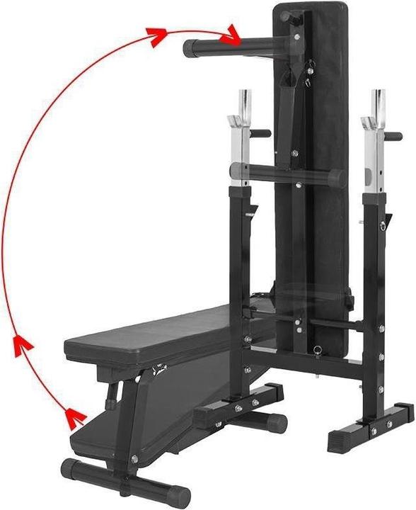 Produktbild Gorilla Sports Hantelbank mit Ablage