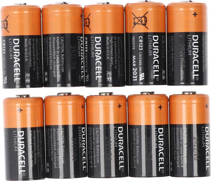 Produktbild Duracell Lithium (10 Stk., CR123A, 1400 mAh)