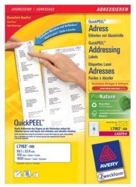 Produktbild Avery Adressetiketten