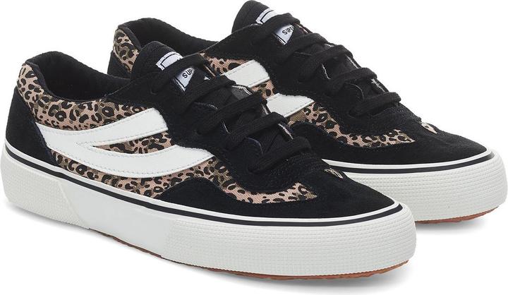 Actual product image Superga Womens/Ladies 2941 Revolley Leopard Print Suede Trainers (35.5)