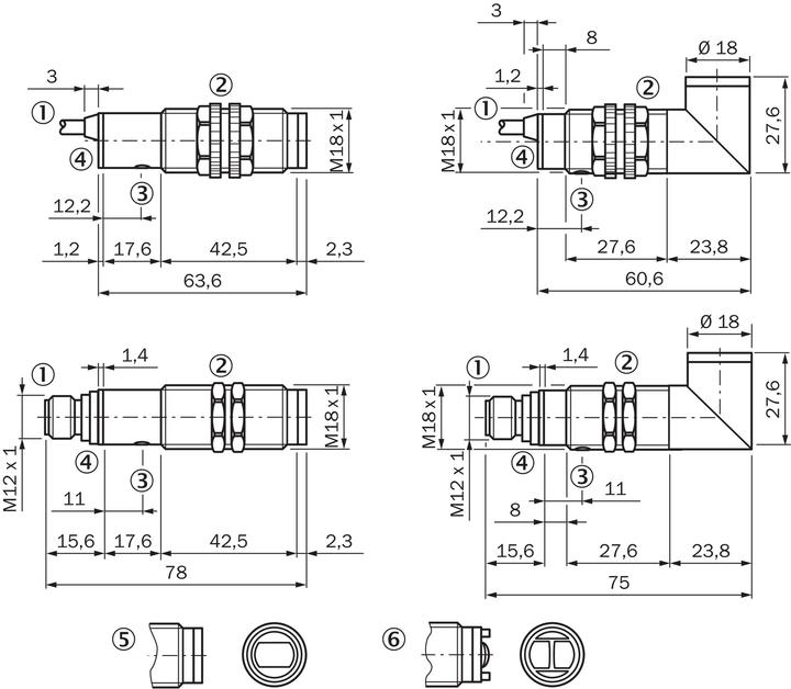 Actual product image Sick Circular photoelectric sensor