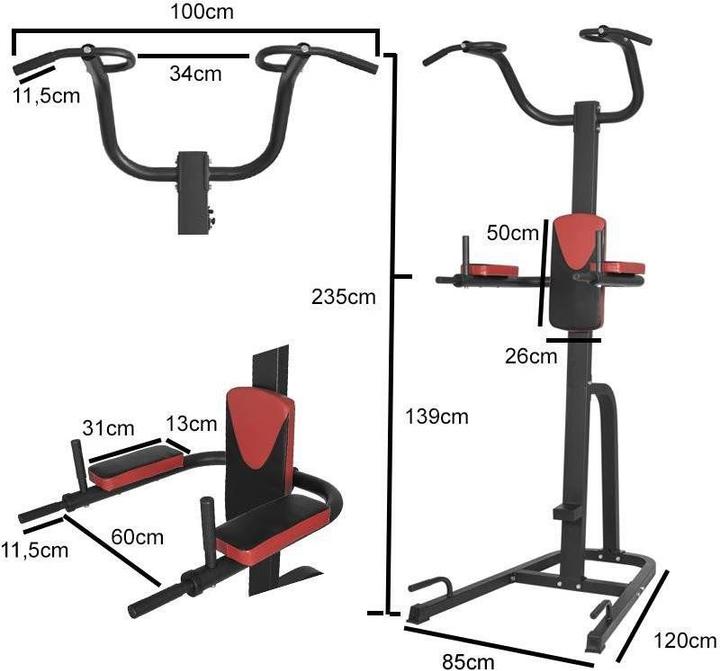 Image du produit Gorilla Sports Station de tractions Station de dips
