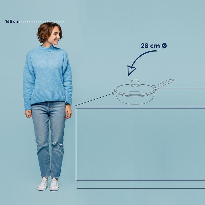 Actual product image Kela Stella Nova (28 cm, Frying pan, Cast aluminium)