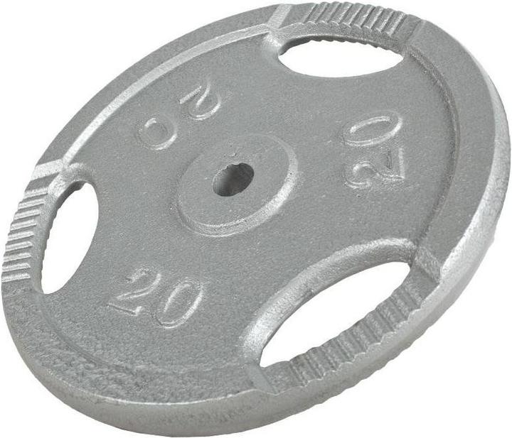 Produktbild Gorilla Sports Hantelscheibe Guss Gripper 0,5-20 KG (1 x 20 kg)