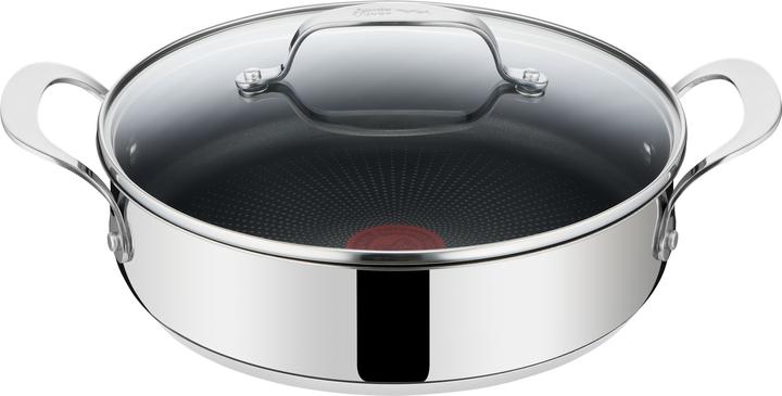 Tefal Jamie Oliver Kitchen Essentials Pfanne E3147144 (25 cm, Pfannenset + Topfset, Edelstahl)
