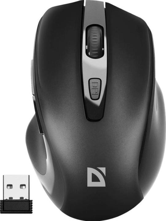 Produktbild Defender Mysz Prime Mb-053 Rf Silent Czarna Optical (Kabellos)