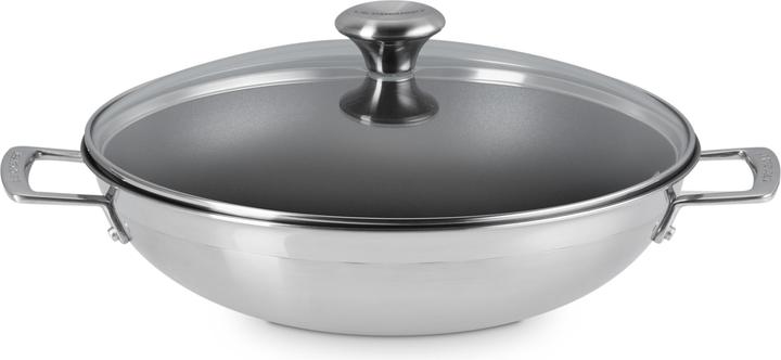Produktbild Le Creuset Wok (30 cm, Wok Pfanne, Edelstahl)