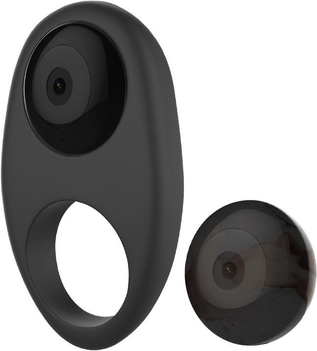 Actual product image The Cock Cam Penis ring with camera (3 cm)