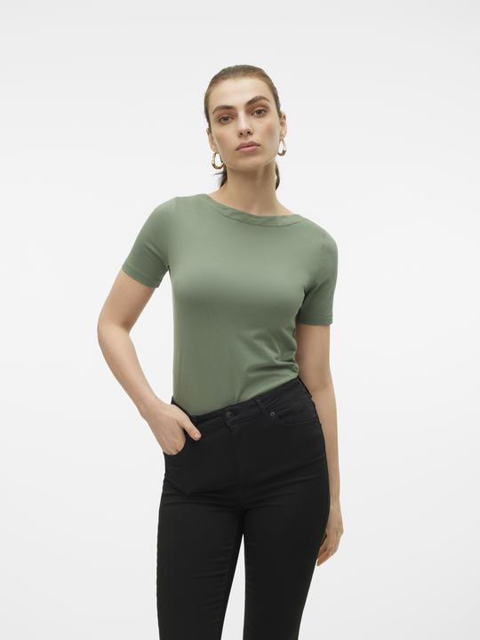 Produktbild Vero Moda U-Boot-Ausschnitt Oberteil mit kurzen Ärmeln (XL)
