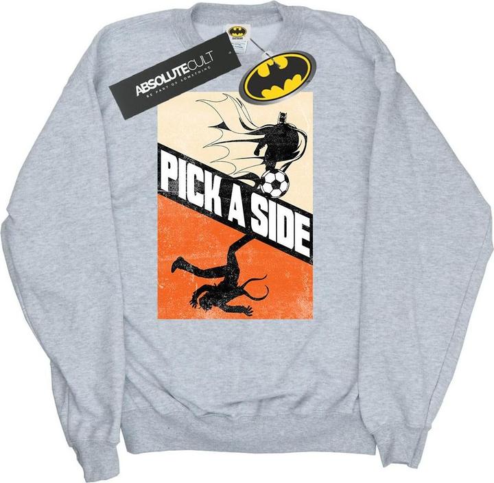 Actual product image Girls Batman Football Pick A Side Sweatshirt (152, 158)