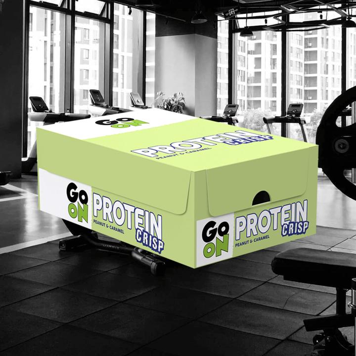 Produktbild Go On Nutrition Protein Crisp Bar (Erdnuss & Karamell, 1 Stk., 1200 g)