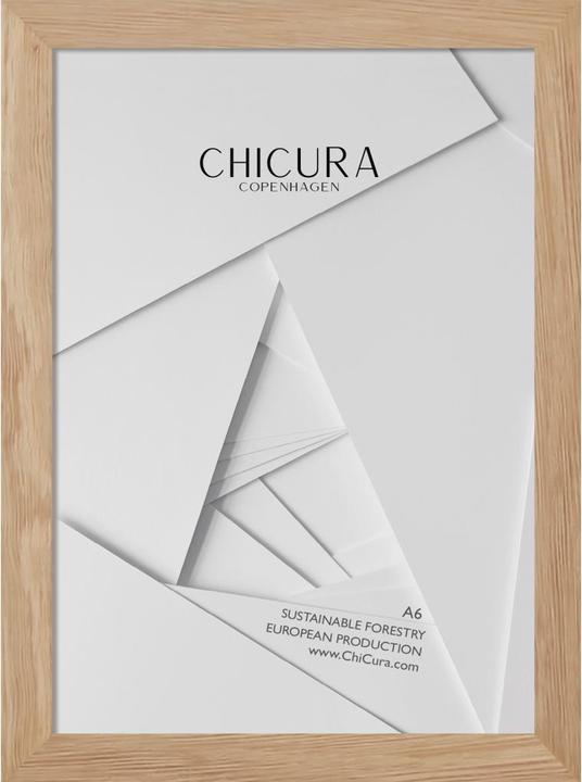 Produktbild ChiCura Wooden Frame - A6 - Oak - Glass (A6)