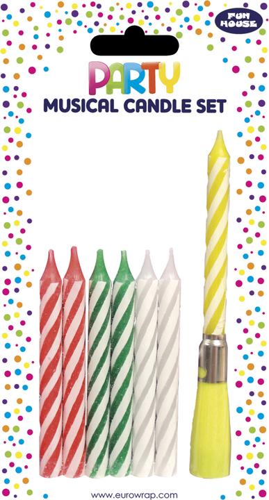 Image du produit Clairefontaine Set de bougies d'anniversaire "Musique (1 x)