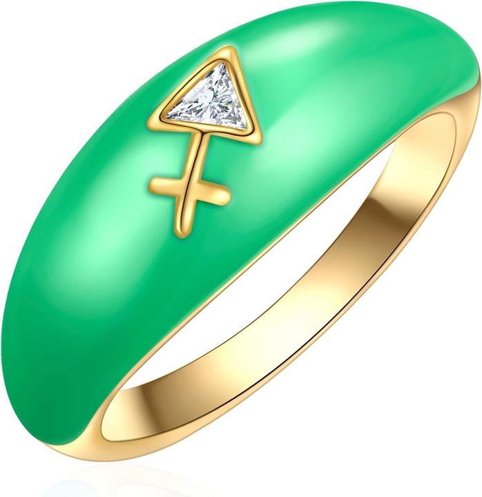 Actual product image Glanzstücke München Ladies ring zodiac sign Sagittarius - 35978 (60, 925 Silver)