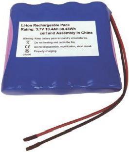 Immagine prodotto Rs Pro 18650 3.7V 10400 mAh 1S4P (3.70 V, 10400 mAh)