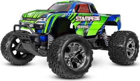 Image du produit Traxxas M.TRUCK STAMPEDE HD 1:10 2WD EP RTR GREEN w/USB-C Charger & Battery (RTR Prêt à fonctionner)