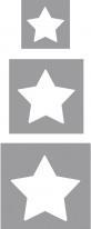 Actual product image Rayher Motif punch set stars