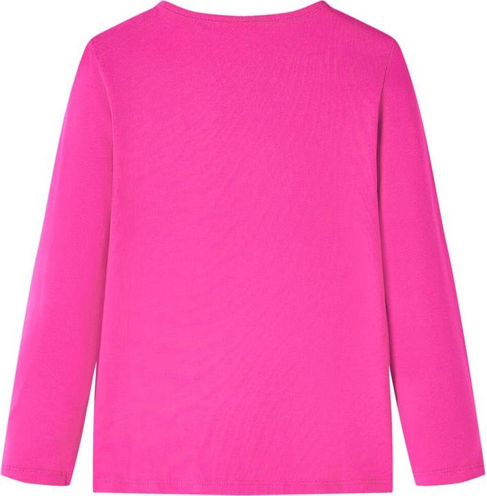 Produktbild VidaXL Kinder-Langarmshirt Dunkelrosa 92,Material: 95 % Baumwolle (92)
