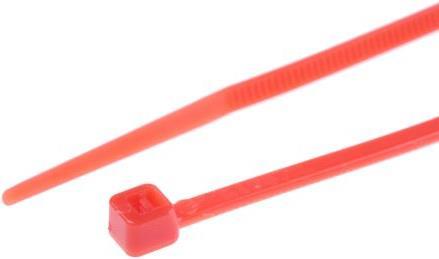 Produktbild Rs Pro Kabelbinder,rot,2,5x200mm (203 mm, 100 Stk.)