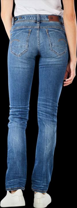 Produktbild G-Star Midge Zip Mid Straight Jeans medium indigo aged (W31/L36)
