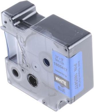 Produktbild Dymo Rhino 19mm weiß auf blau Vinyl (1.90 cm, Blau)