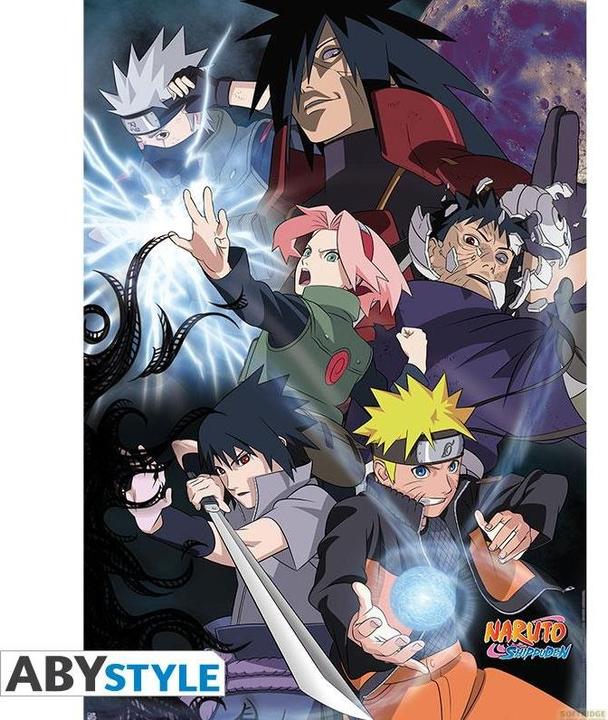 Actual product image ABYstyle NARUTO SHIPPUDEN - Poster Group Ninja War 91.5x61 (91.5 x 61 cm)