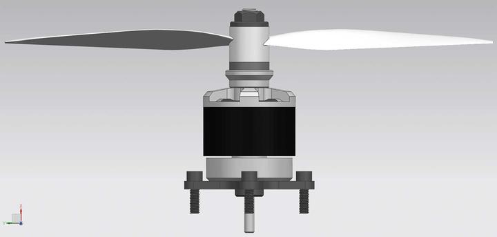Actual product image Planet-Hobby joker 2830-11.5 v3 960 kv brushless motor