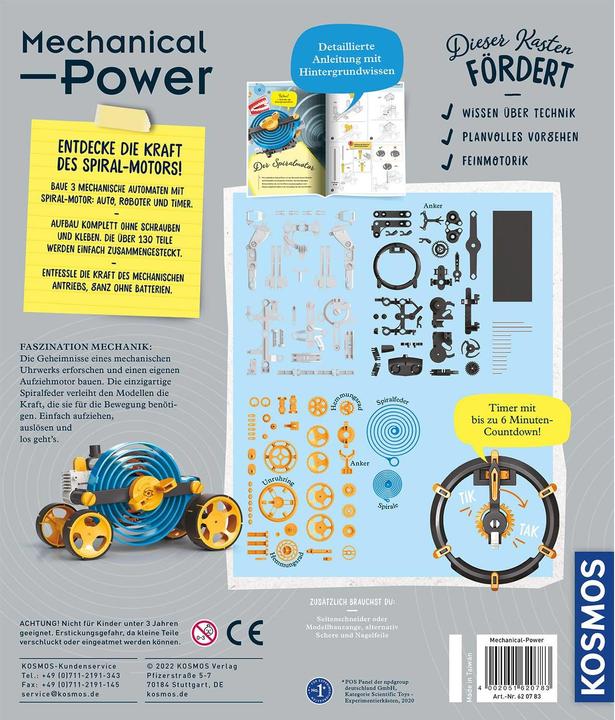 Actual product image Kosmos Mechanical Power