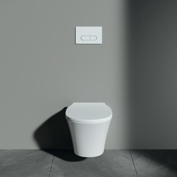 Actual product image Ideal Standard WC Connect Air Aquablade white with coating wall-mounted E0