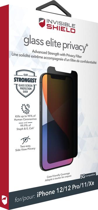 Image du produit Zagg InvisibleShield Glass Elite Privacy+ Apple (e) (1 pièce(s), Apple iPhone 12, Realme 12 Pro+)