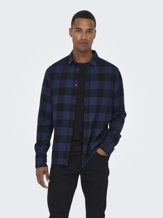 Image du produit Only & Sons Kariertes Langarmhemd (S)