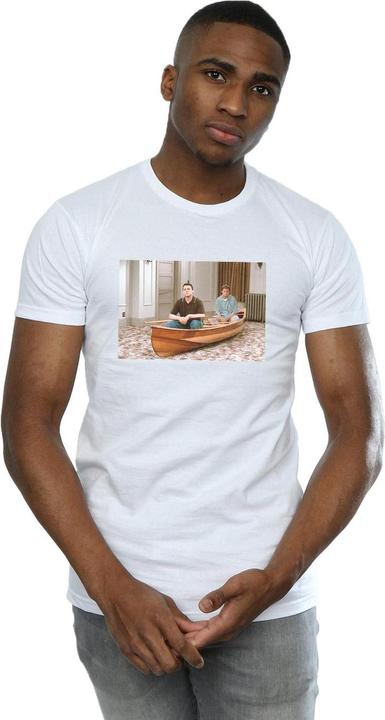 Actual product image Friends Mens Boat Photo T-Shirt (L)