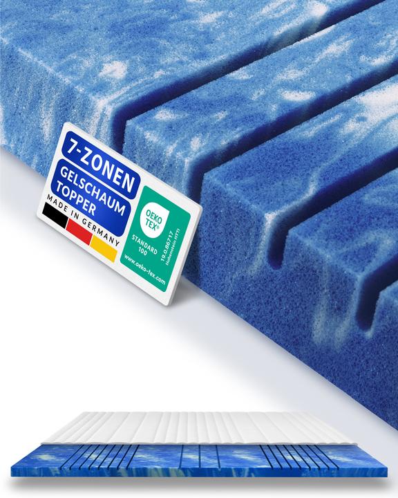 Actual product image AM Qualitätsmatratzen 7-Zonen Deluxe (200 x 200 cm)