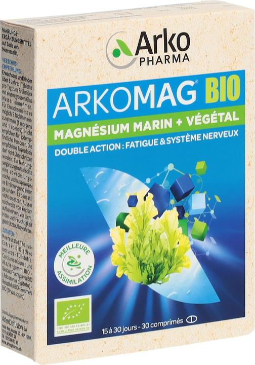 Produktbild Arkopharma Arkomag Bio Doppelmagnesium (30 Stück, Tabletten, 48 g)