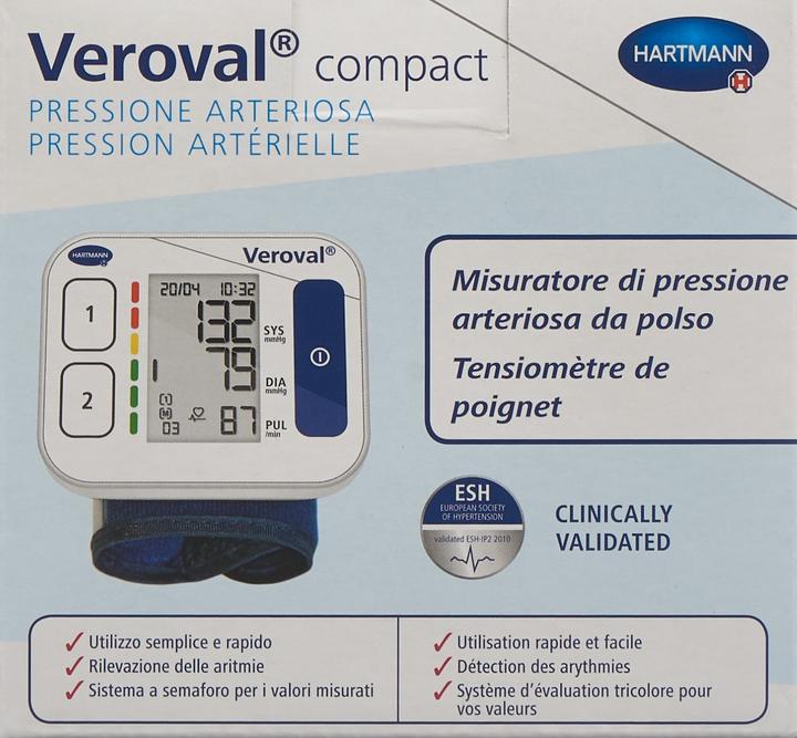 Produktbild Veroval compact (Blutdruckmessgerät Handgelenk)