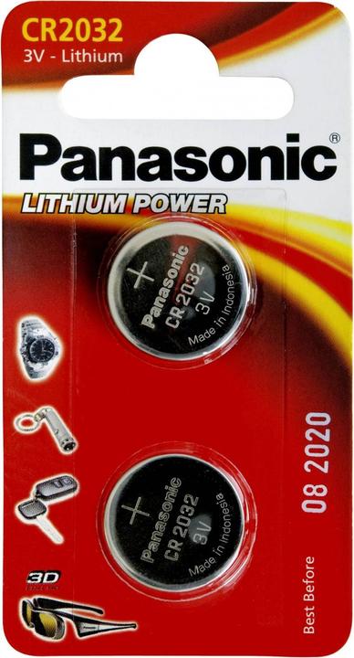 Panasonic Cr2032 (2 Stk., CR2032, 220 mAh)