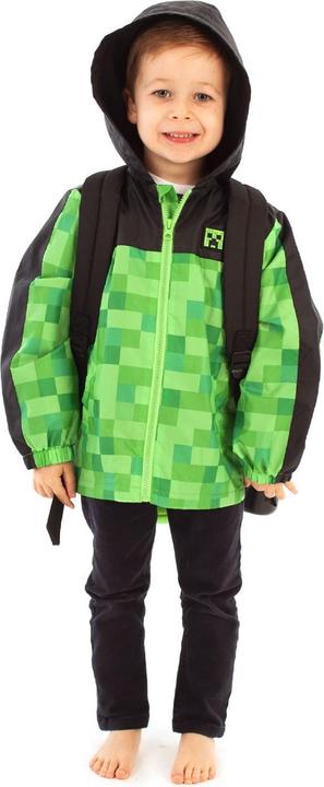 Actual product image Minecraft Jacket Waterproof With HoodÂ Boys (140)