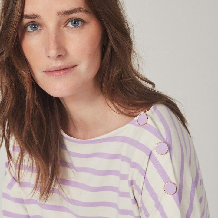Actual product image La Redoute Collections Signature AIMIE striped shirt with a loose fit (38)