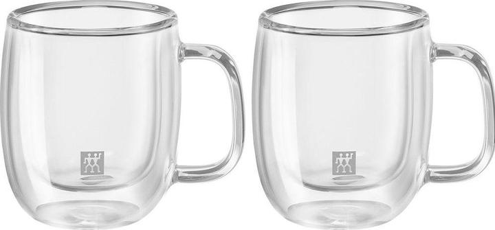 Image du produit Zwilling Verres à espresso Sorrento Plus à double paroi avec poignée set de 2 (80 ml, 2 x)