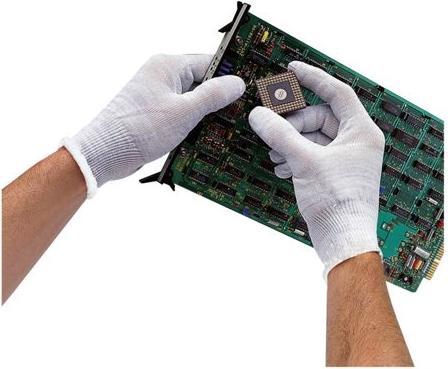 Actual product image Velleman Kinetronics ASG-L, Antistatic Gloves, Large (L)