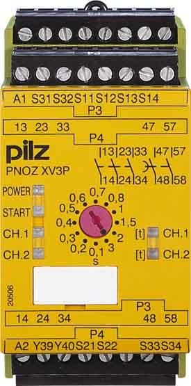 Pilz 777514 PNOZ XV3P 0.5/24VDC 3n/o 2n/o t fixe