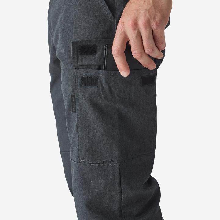 Actual product image Solognac Trousers Steppe 300 Regular grey (XXL)