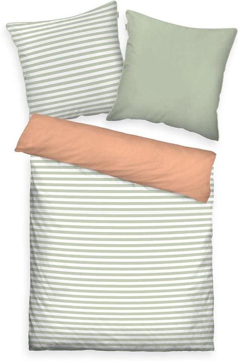 Actual product image Tom Tailor Perkal Bettwäsche mit Paspel MIG (Bedding set, 160 x 210 cm + 65 x 100 cm)