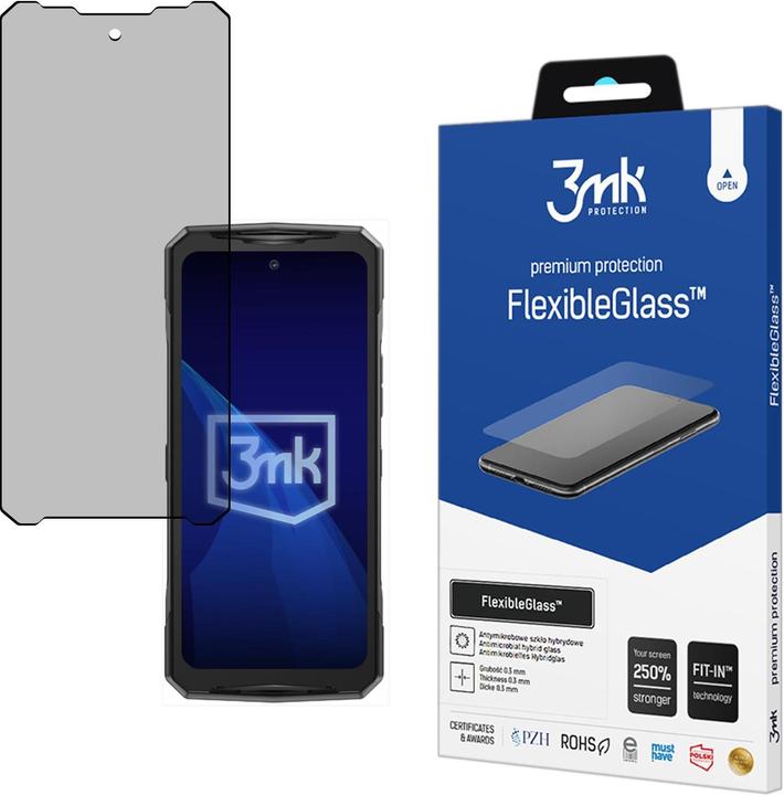 Produktbild 3MK SzkÅo hybrydowe FlexibleGlassâ¢ na Doogee V40 Pro (ZTE Blade V40 Pro)