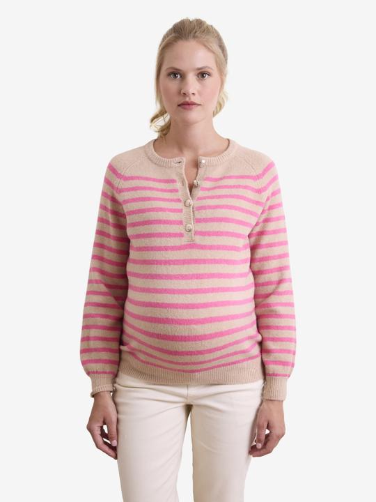 Produktbild Vertbaudet Pullover für Schwangerschaft & Stillzeit mit Henley-Ausschnitt (W32/L34)
