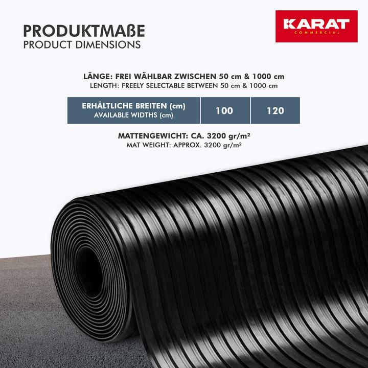 Actual product image ETM Breit gerippt (120 x 450 cm)