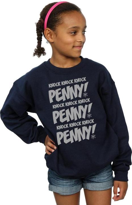 Actual product image Dam Girls Sheldon Knock Knock Penny Sweatshirt (116)